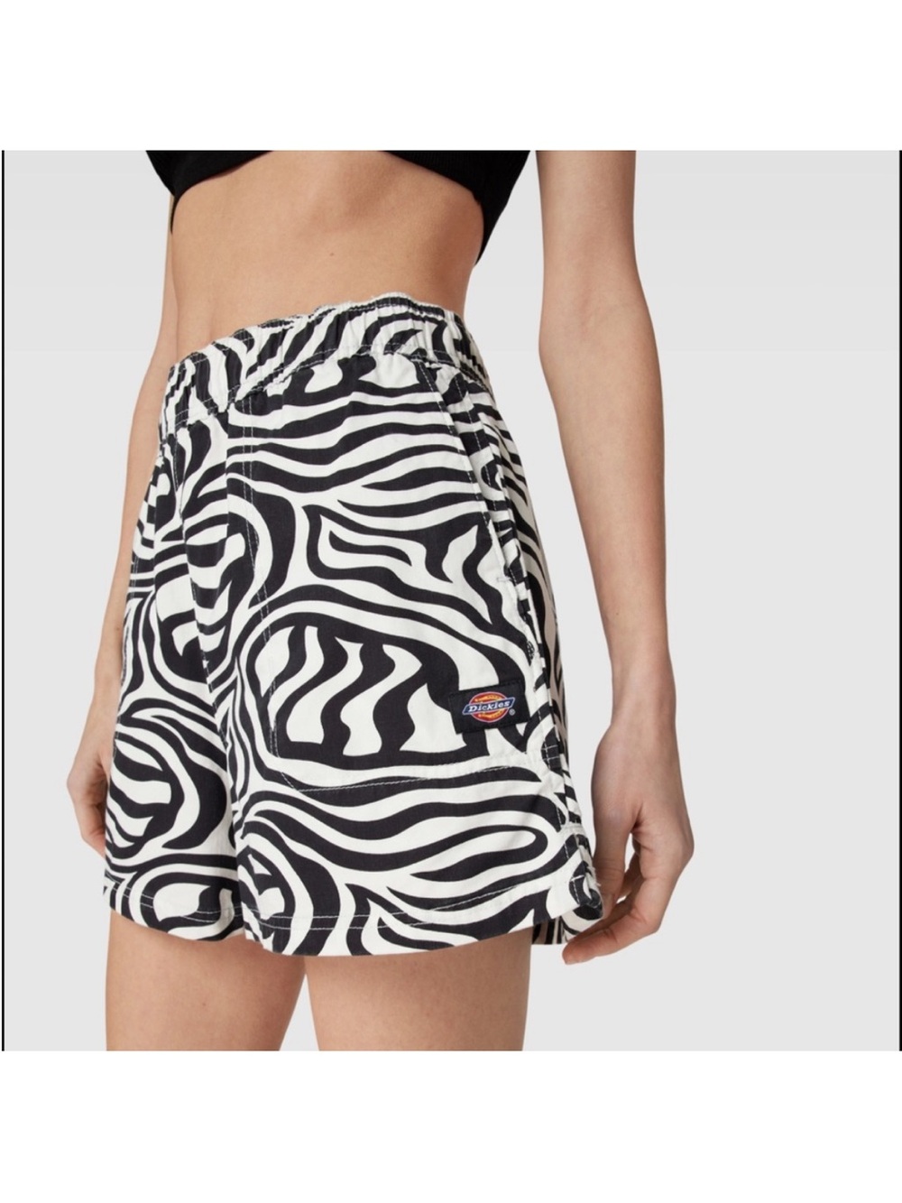 Dickies zebra shorts 100% cotton
